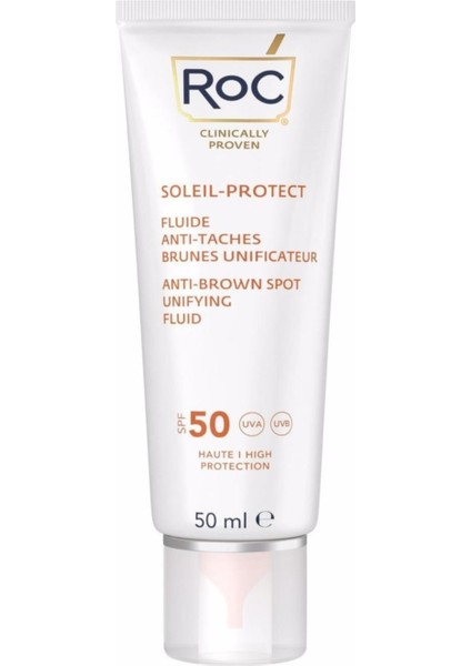 Güneş Yüz Kremi Kahve Leke Karşıtı Spf 50+ 50 ml Vücut Güneş Kremi