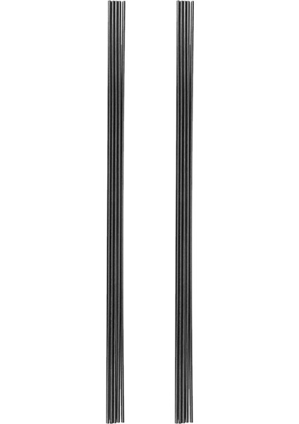 10 Adet 4mm Siyah Karbon Fiber Çubuklar Çubuk 500MM Uzun (Yurt Dışından)