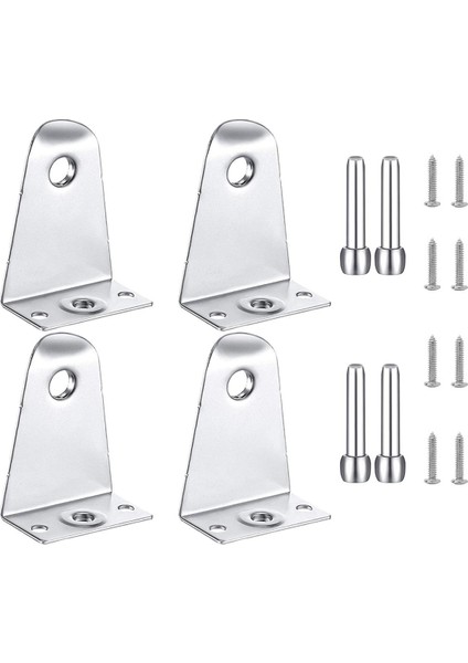 Yatay Kör Gölgelikler Penceresi Için Metal Tutma Braketleri ve Pimler (Yurt Dışından)