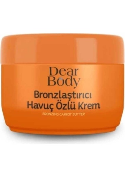 Dear Body Havuç Özlü Bronzlaştırıcı Güneş Kremi Vitamin E 200 ml