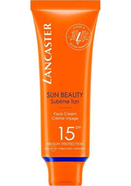 Yüz Için Güneş Koruyucu Sun Beauty Face Cream SPF15 50 Ml..g-K 005