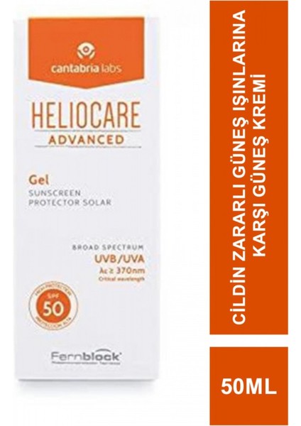 Advanced Spf 50 Gel Güneş Kremi 50 ml