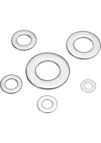 315 Adet 304 Düz Paslanmaz Çelik Yıkayıcılar M3 M4 M5 M6 M8 M10 Vidalar Tamir Kiti Aracı (Yurt Dışından) fiyatları