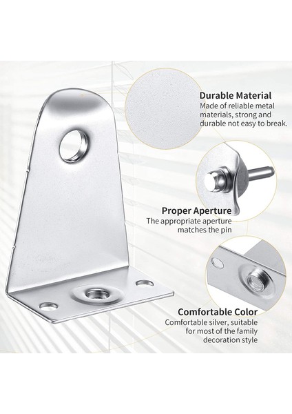 Yatay Kör Gölgelikler Penceresi Için Metal Tutma Braketleri ve Pimler (Yurt Dışından) modelleri