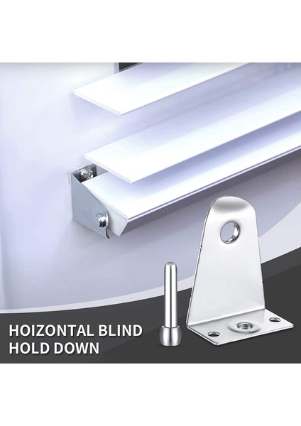 Yatay Kör Gölgelikler Penceresi Için Metal Tutma Braketleri ve Pimler (Yurt Dışından) indirimleri