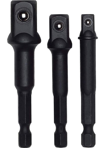 Darbe Sınıfı Soket Adaptörü/uzatma Seti | Matkabı Yüksek Hızlı Somun Sürücüsüne Dönüştürüyor | 1/4 Inç, 3/8 Inç ve 1/2 Inç Sürücü (Yurt Dışından)