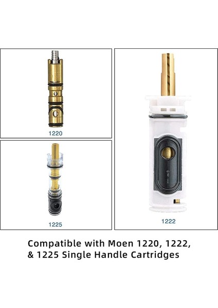 Moen 1200, 1222 ve 1225 Için Onarım ve Değiştirme Için Duş Musluk Vanası Çekirdek Temizleme Aracı Kartuş Çektirme Temizleme Aracı (Yurt Dışından)