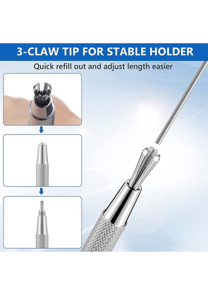 Mekanik Kurşun Kalemler Dahili Kalemtıraşlı Metal Marker (Yurt Dışından)