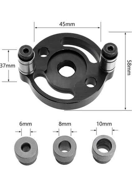 Dikey Cep Delik Jig Kendinden Merkezleme Dübelleme Jig, Set A (Yurt Dışından)