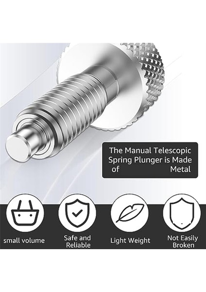 Kolu Serbest Bırakma Pimleri Seti Alet Kutusu Kolu Sökme, El Geri Çekilebilir Yaylı Piston Paslanmaz Çelik M6 Hızlı Bırakma Seti Kiti (Yurt Dışından) fiyatları