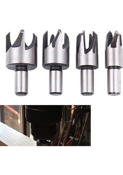 14 Adet Ahşap Fiş Delik Kesici Pahlı Fiş Kesici Matkap Uçları Beş Yuvalı Havşa Matkap 1/4 Inç Altıgen Anahtar Takım Seti (Yurt Dışından) fırsatları