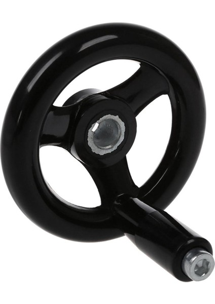 Freze Makinesi Için 3x 3,9 Inç Çaplı El Çarkı W Döner Sap (Yurt Dışından)