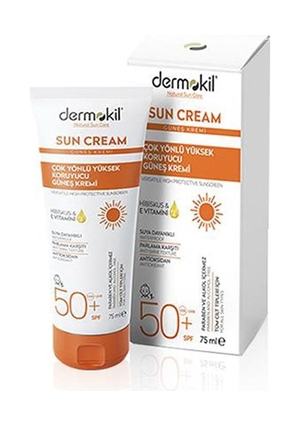 Sun Cream-Çok Yönlü Yüksek Koruyucu Güneş Kremi 50 Spf 75 ml