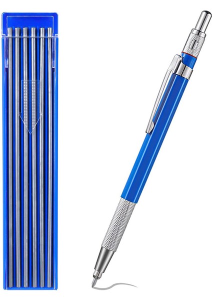 Boru Tesisatçısı Kaynakçı Çelik Konstrüksiyon Imalat Ağaç Işleme Için Dahili Kalemtıraşlı Mekanik Kurşun Kalemler Metal Marker (Yurt Dışından)