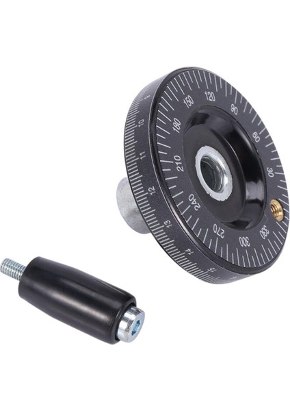 63MM Katı El Çarkı Ölçeği El Çarkı Mekanik Parçalar Bakalit Makine Kolu Kalibre Edilmiş El Çarkı (Yurt Dışından)