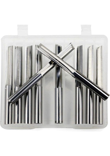 10 Adet 3.175MM Çap. Çift Kenarlı Tungsten Çelik Freze Kesici (Yurt Dışından) indirimleri