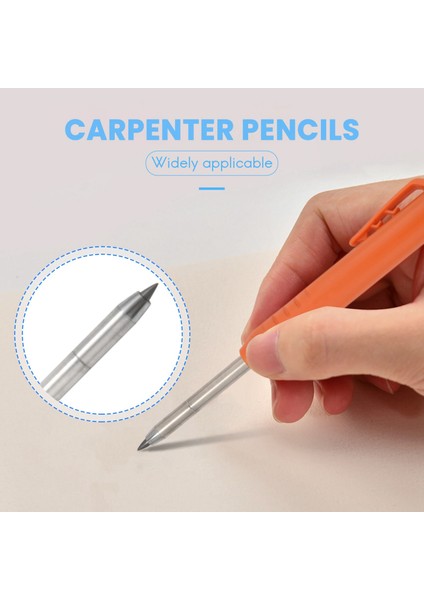 Mekanik Kurşun Kalemler-2 x Ahşap Işleme Kalemleri (1 Mavi/1 Turuncu-Yedek Dahil) 5 Kutu x Yedek (18 Siyah/6 Sarı/6 Kırmızı)-Fotoğraf Rengi (Yurt Dışından) indirimleri