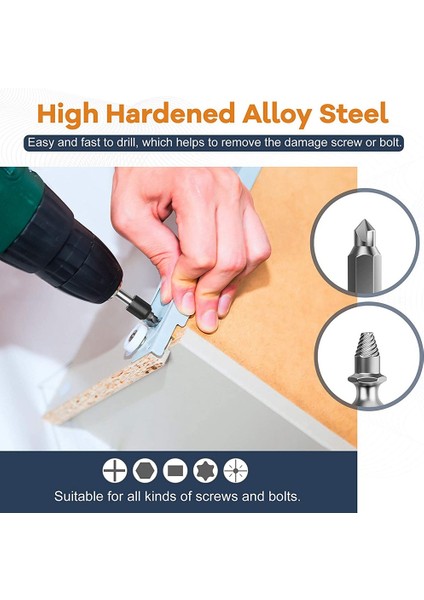 22 Parça Vida Sıkma Seti, Hss Sökme Seti, Uç ve Soket Adaptörlü (Yurt Dışından) fırsatları