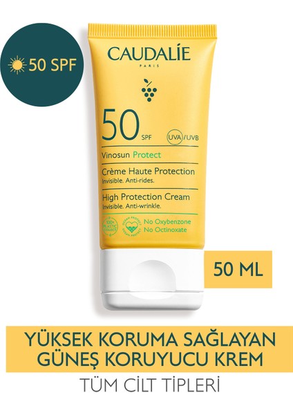 Vinosun Yüksek Koruma Sağlayan Güneş Koruyucu Krem SPF50 50 ml