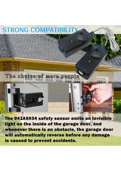 Garaj Kapısı Sensör Yedeği Güvenlik Sensörü Işın Gözler 41A5034 Liftmaster Sears Zanaatkar Açacağı Parçaları Yedek Aksesuarlar (Yurt Dışından) fırsatları