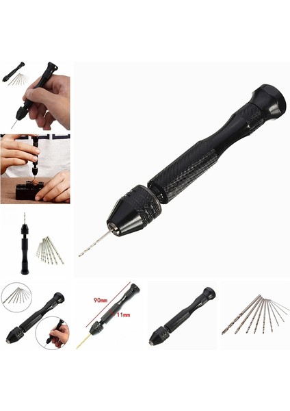 11 Adet/takım El Matkapları Büküm Matkap Sondaj Kuyumcular Maker Hobi El Sanatları Mikro Aletler (Yurt Dışından) modelleri
