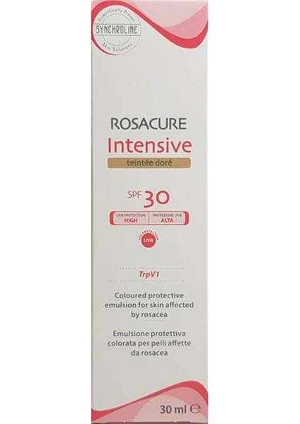 Synchrolıne Rosacure Intensive SPF30 Tinted Dore, 30ML