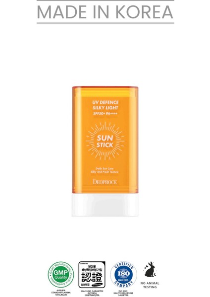Sun Stick Güneş Kremi Ultra Hafif Doku SPF50 Pa Yüksek Uv Koruma 18 gr fırsatları