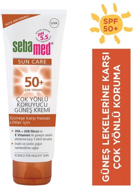 Sun Koruyucu Spf +50 Faktör Güneş Kremi 75 ml Güneş Kremi