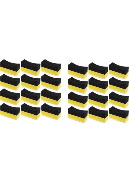 24 Adet Lastik Kontur Pansuman Aplikatör Pedleri Renk Parlatma Süngeri Balmumu Parlatma Pedleri Lastik Parlatıcı Aplikatör Pedleri (Yurt Dışından) fiyatları