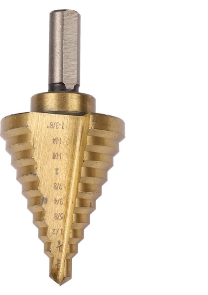 Kademeli Matkap Koni Matkap Uçları, Yüksek Hız Çeliği 10 Adım 1/4 Ila 1-3/8 Inç (Yurt Dışından) fiyatları