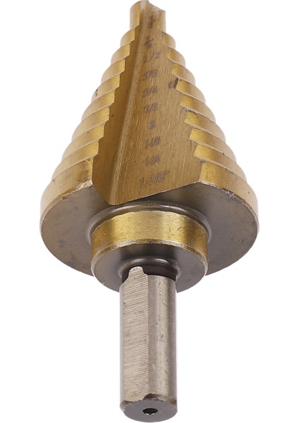 Kademeli Matkap Koni Matkap Uçları, Yüksek Hız Çeliği 10 Adım 1/4 Ila 1-3/8 Inç (Yurt Dışından) indirimleri