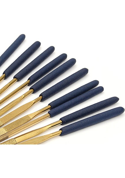 20 Adet Titanyum Elmas Kaplama Iğnesi Düz Dosya Seti Metal Işleme El Sanatları Araçları (Yurt Dışından) modelleri