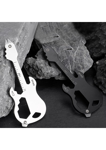 12'si 1 Arada Çok Fonksiyonlu Elektro Gitar Ince Kesme Edc Araç Kartı Taşınabilir Ev Acil Durum Kombinasyonu Tamir Araçları (Yurt Dışından) fırsatları
