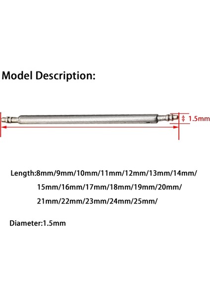 360 Adet Izle Bahar Çubuğu Kayış Bağlantı Pimleri Metal Tamir Kiti Aracı Kayış Bağlantı Pimleri Kamalı Çubuk Izle Araçları (Yurt Dışından) fiyatları