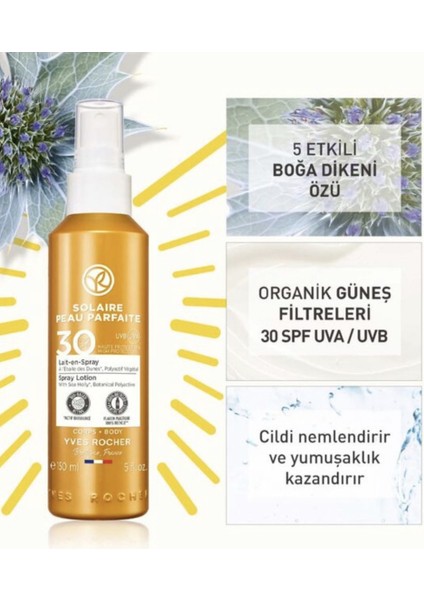 Yves Rocher 30 Spf Güneş Koruyucu Vücut Spreyi 150 ml fiyatları