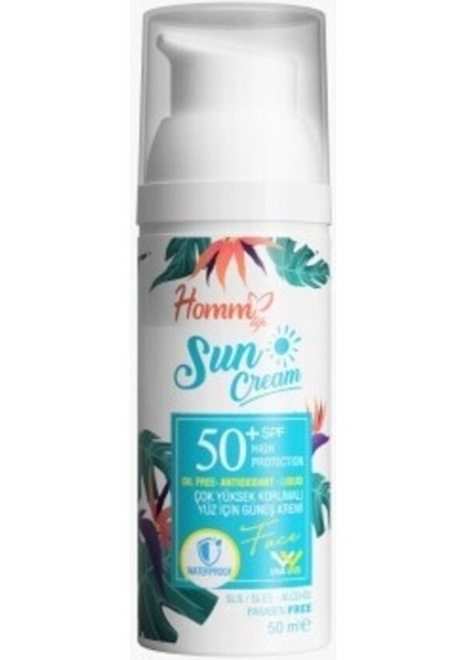 Yüz Için Yüksek Korumalı Güneş Kremi 50ML