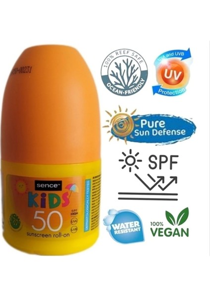 Vegan Güneş Koruyucu Aile Bakım Seti Spf 50 Aerosol Sprey 200 ml + Spf 50 Roll-On 50 ml