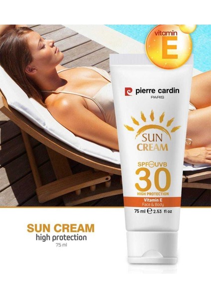 Koruyucu Güneş Kremi 30 Spf Yüksek Koruma - 75 ml