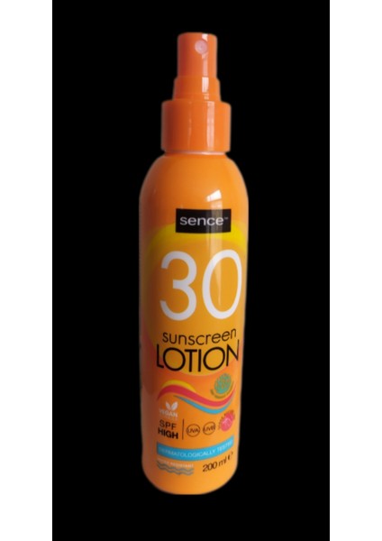 Güneş Kremi Yüksek Koruma ve Üstün Nemlendirme Özellikli Spf 30 Vücut Sprey 200 ml