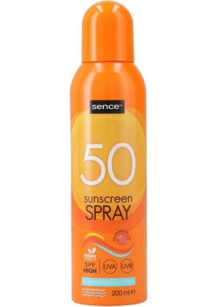 Anında Güneş Kremi Yüksek Koruma ve Üstün Nemlendirme Özellikli Spf 50 Vücut Sprey 200 Ml.