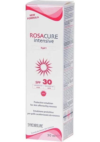 Synchrolıne Güneş Koruyucuculu Bakım Kremi - Rosacure Intensive Cream SPF30 30 ml 8023628900899