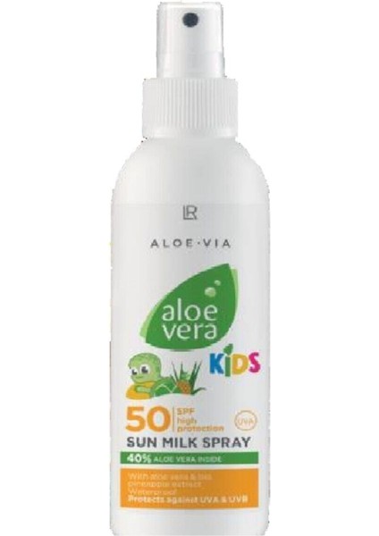 Aloe Vera Çocuklar Için Güneş Sütü Spreyi Spf 50