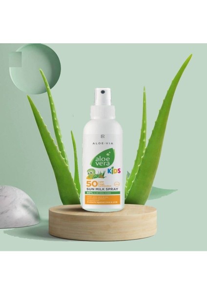 Aloe Vera Çocuklar Için Güneş Sütü Spreyi Spf 50