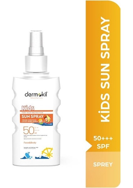 Yüksek Koruyucu Çocuk Güneş Spreyi 50 Spf 200 ml x 2 Adet