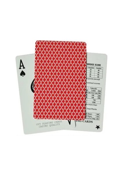 NO986 Kırmızı Stil Jıayı Texas Holdem 100% Plastik Pvc Iskambil Oyunu Poker Kartları Su Geçirmez ve Donuk Cila Gyt Masa Oyunları Poker (Yurt Dışından)