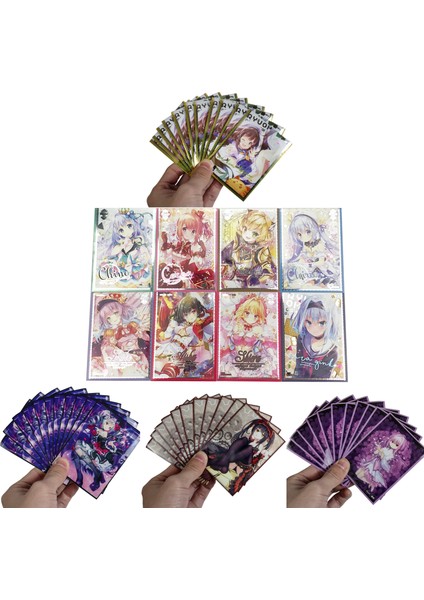 Chino Mavi Tarzı Çok Sevimli Anime Kız Kart Kollu Ticaret Kartları Tcg Oyunu Çizim Kalkanı Tarjeta De Juego Koruyucu Saklama Torbaları (Yurt Dışından) fiyatları