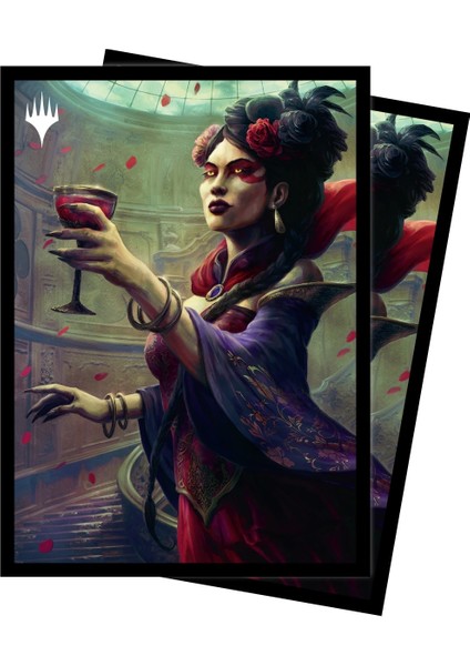 Beyaz Stil Mtg Innistrad Crimson Vow Midnight Hunt Ards Sihirli Kart Oyunları Koruyucusu Için Henrika, Infernal Seer Içeren Güverte Kılıfları (Yurt Dışından)