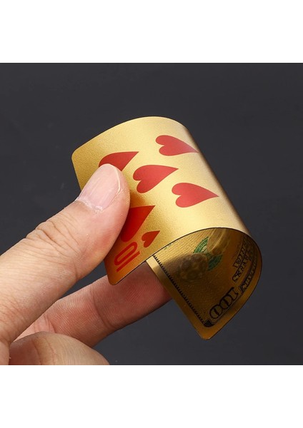 Atlantis Style Yeni Renkli Altın Poker Dubai Manzara Altın Oyun Kartları Suya Dayanıklı Petpvc Plastik Poker Turizm Hatıra Eşyası (Yurt Dışından)