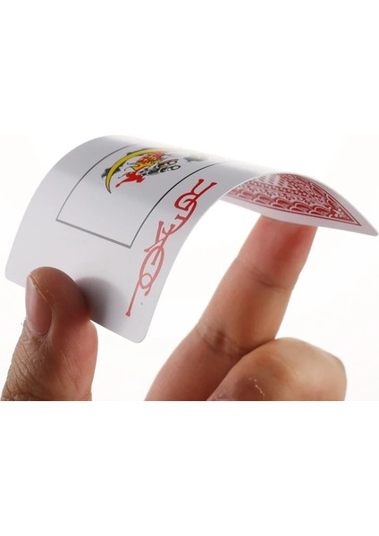 Kırmızı 1 Takım Tarzı 1 Paket Texas Hold'em Plastik Poker Kart Oyunları Su Geçirmez ve Donuk Lehçe Oyun Kartları Eğlence Masa Oyunu (Yurt Dışından) fırsatları