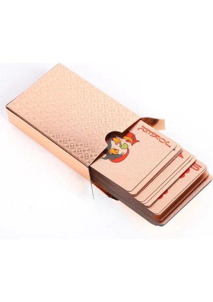 Mj4 Stili Su Geçirmez Oyun Kartları Plastik 24K Altın Lüks Soğuk Siyah Silverrose-Altın Folyo Poker Standart Boyut Açık Hava Oyunu E (Yurt Dışından) indirimleri